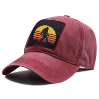 Bigfoot Sun Silhouette Baseball Hat