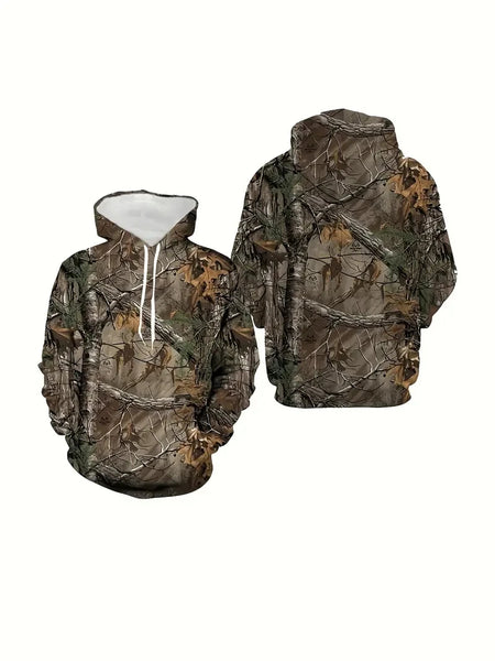 Camouflage Pullover Hoodie Sweatshirt