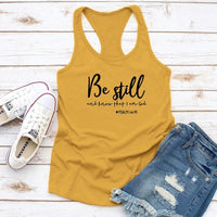 Be Still And Know Tank Tops