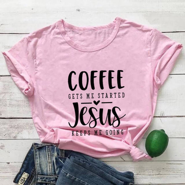 Jesus Keeps Me Going T Shirt